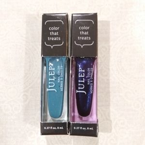 Turquoise Purple Nail Set